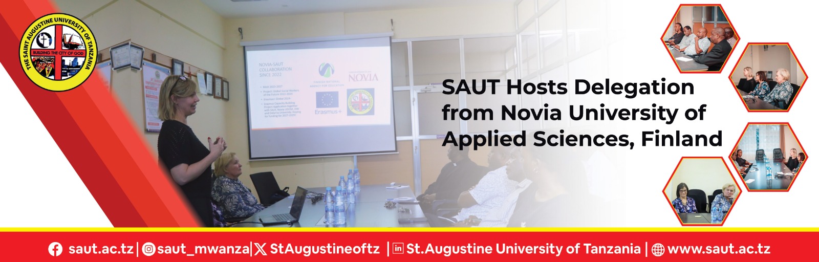 SAUT Hosts Delegation from Novia University of Applied Sciences, Finland